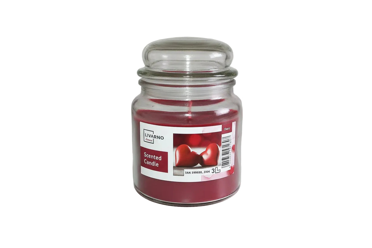 Duftkerze Kirsche im Bonbonglas 435 ml – LIVARNO home