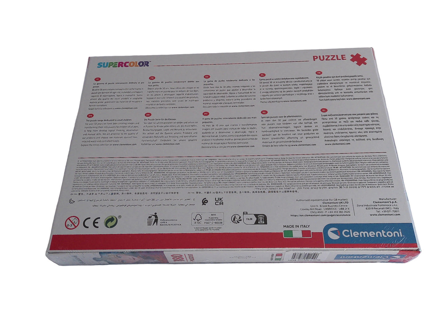 Clementoni Supercolor Puzzle – Disney Frozen, 180 Teile (ab 7 Jahren)