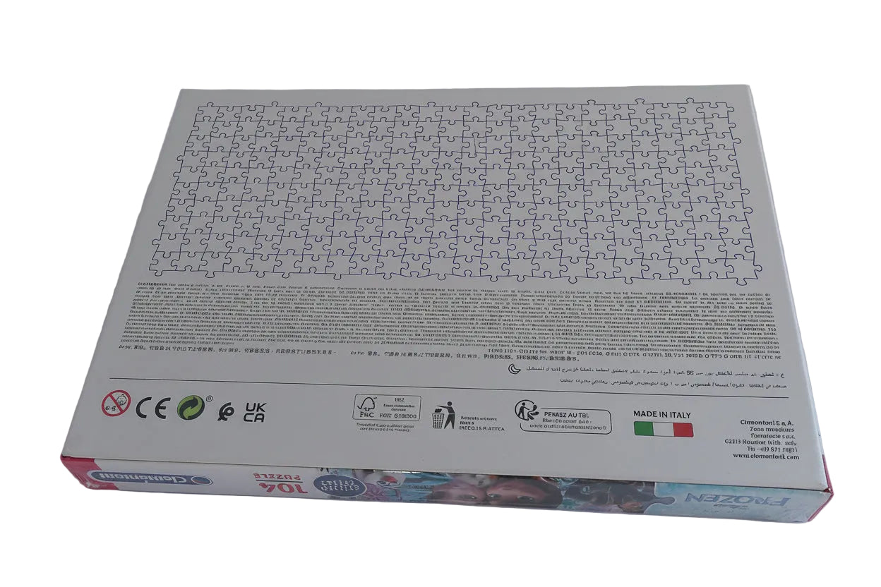 Clementoni Supercolor Puzzle – Disney Frozen, 104 Teile mit Glitter (ab 6 Jahren)