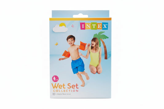 INTEX Schwimmärmel Wet Set – Kinder Schwimmhilfe, rot (3–12 Jahre)