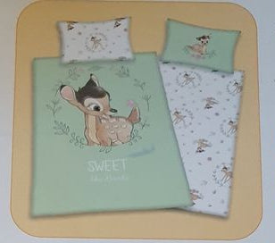 Disney Bambi Wendebettwäsche Kissenbezug 0,65/1,00 Bettbezug 1,60/2,10