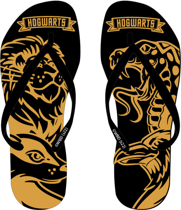 Harry Potter Flip Flops Badeschlappen für Herren Jungs männlich