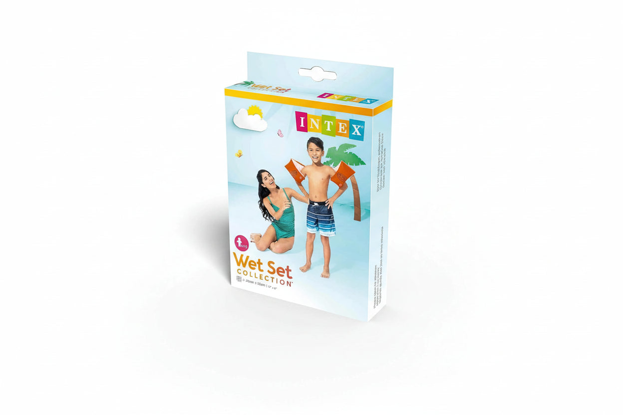 INTEX Schwimmärmel Wet Set – Kinder Schwimmhilfe, rot (3–12 Jahre)