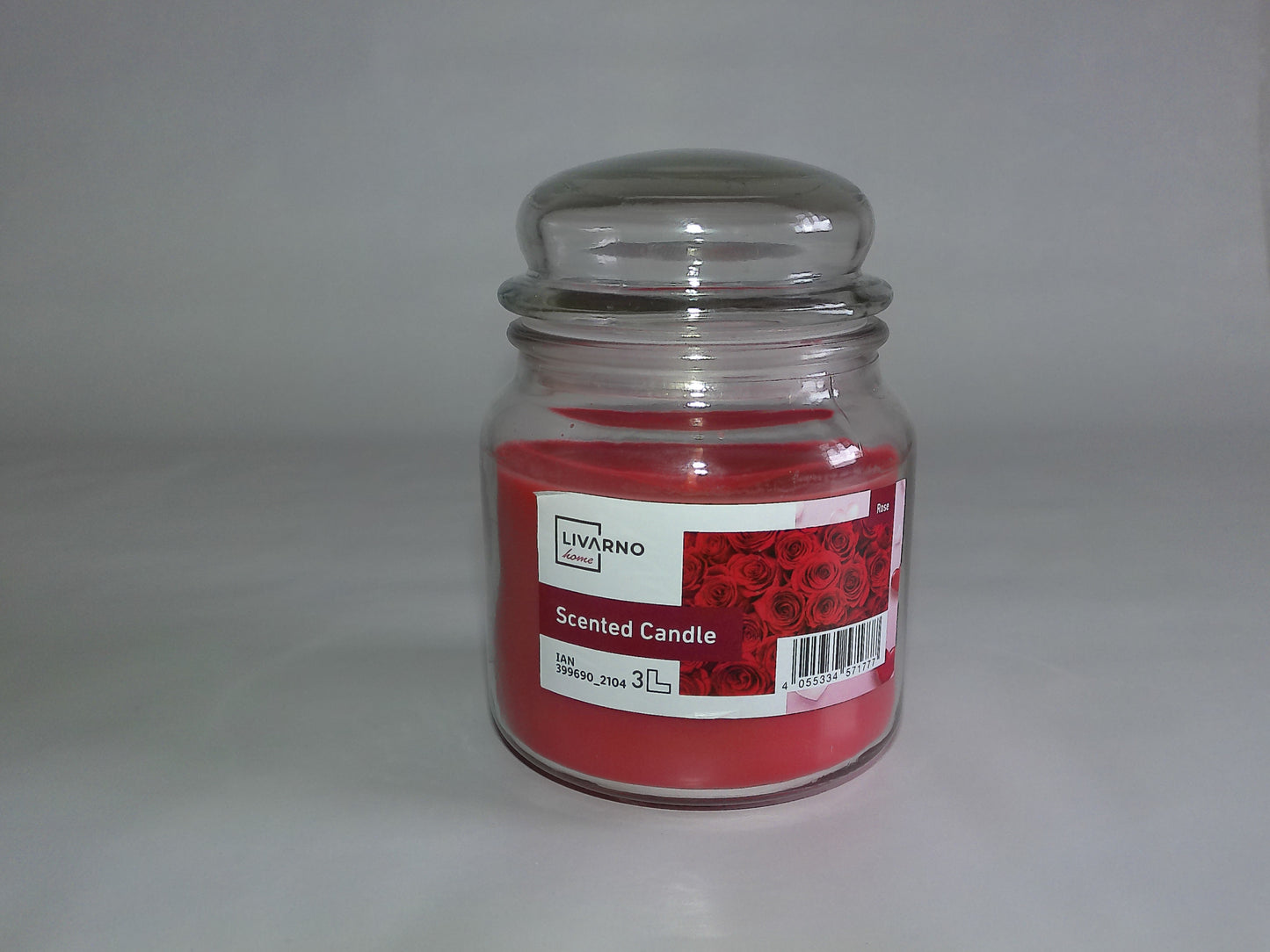 Duftkerze „Rose“ im Bonbonglas – 435 ml | LIVARNO home