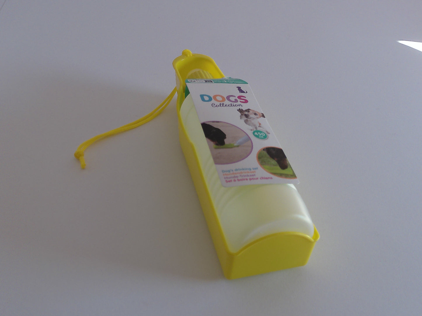 Hundetrinkflasche 450 ml – Praktische Wasserflasche für Hunde, 4 Farben