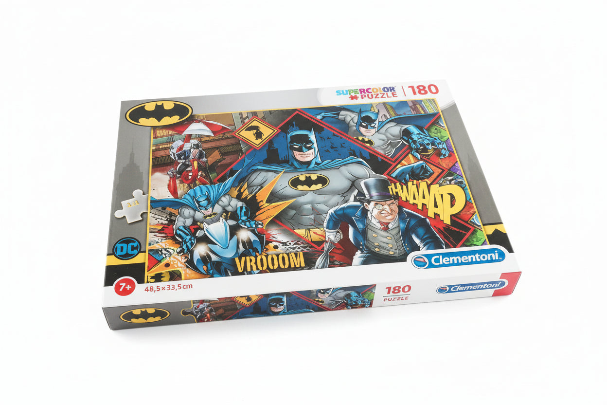 Clementoni Supercolor Puzzle – DC Batman, 180 Teile (ab 7 Jahren)