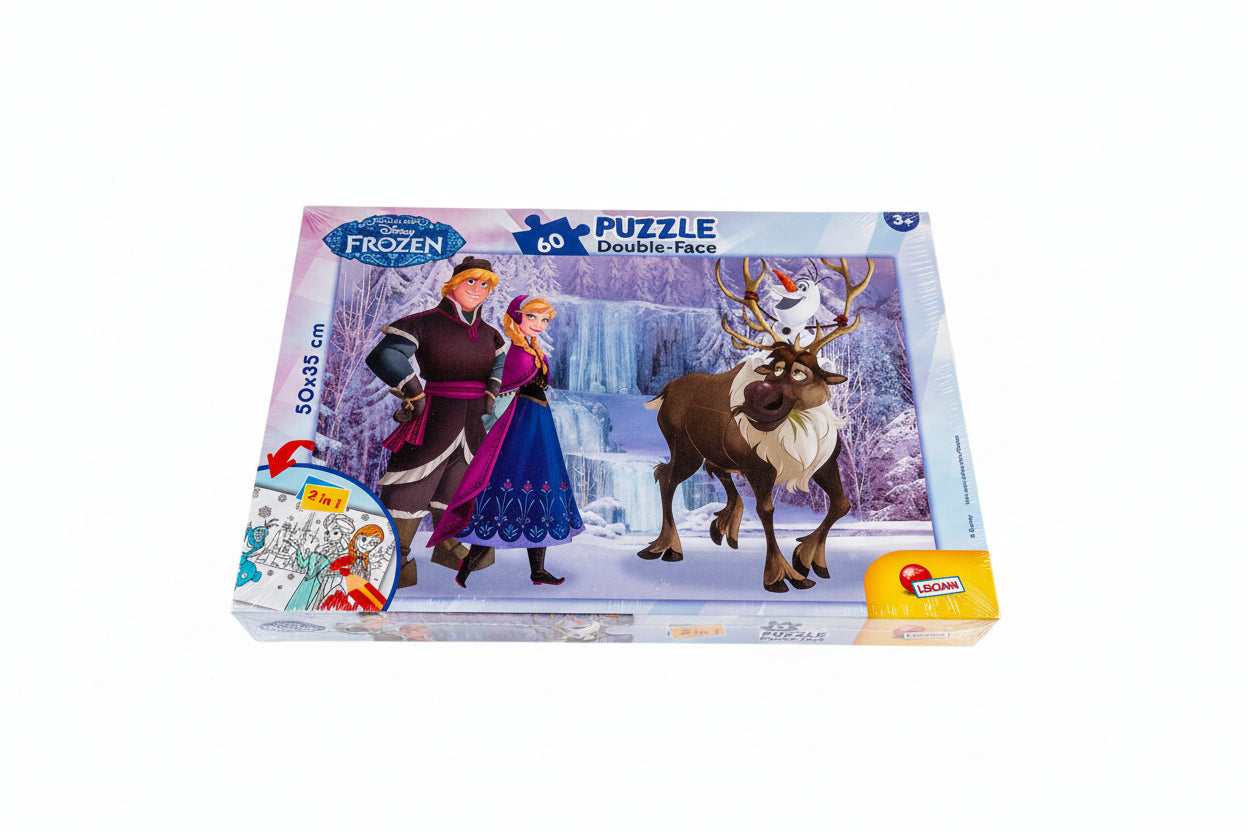 Lisciani Double-Face Puzzle – Disney Frozen II, 60 Teile (ab 3 Jahren)