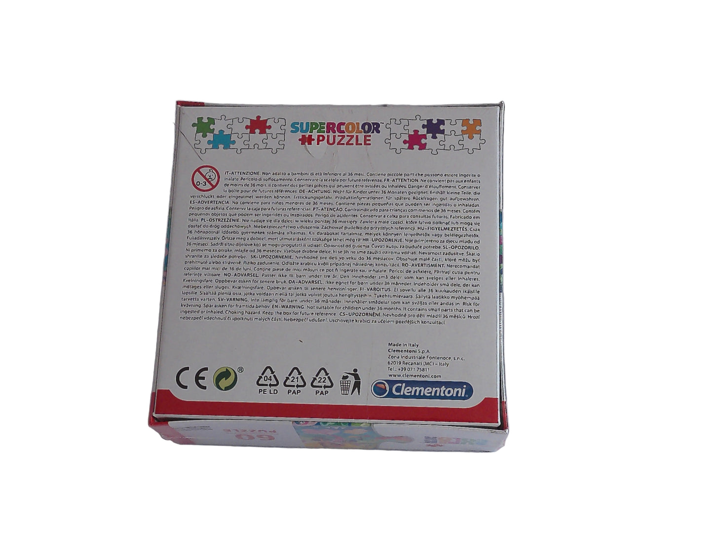 Clementoni Supercolor Puzzle – 60 Teile, 4 Motive zur Wahl (ab 5 Jahren)