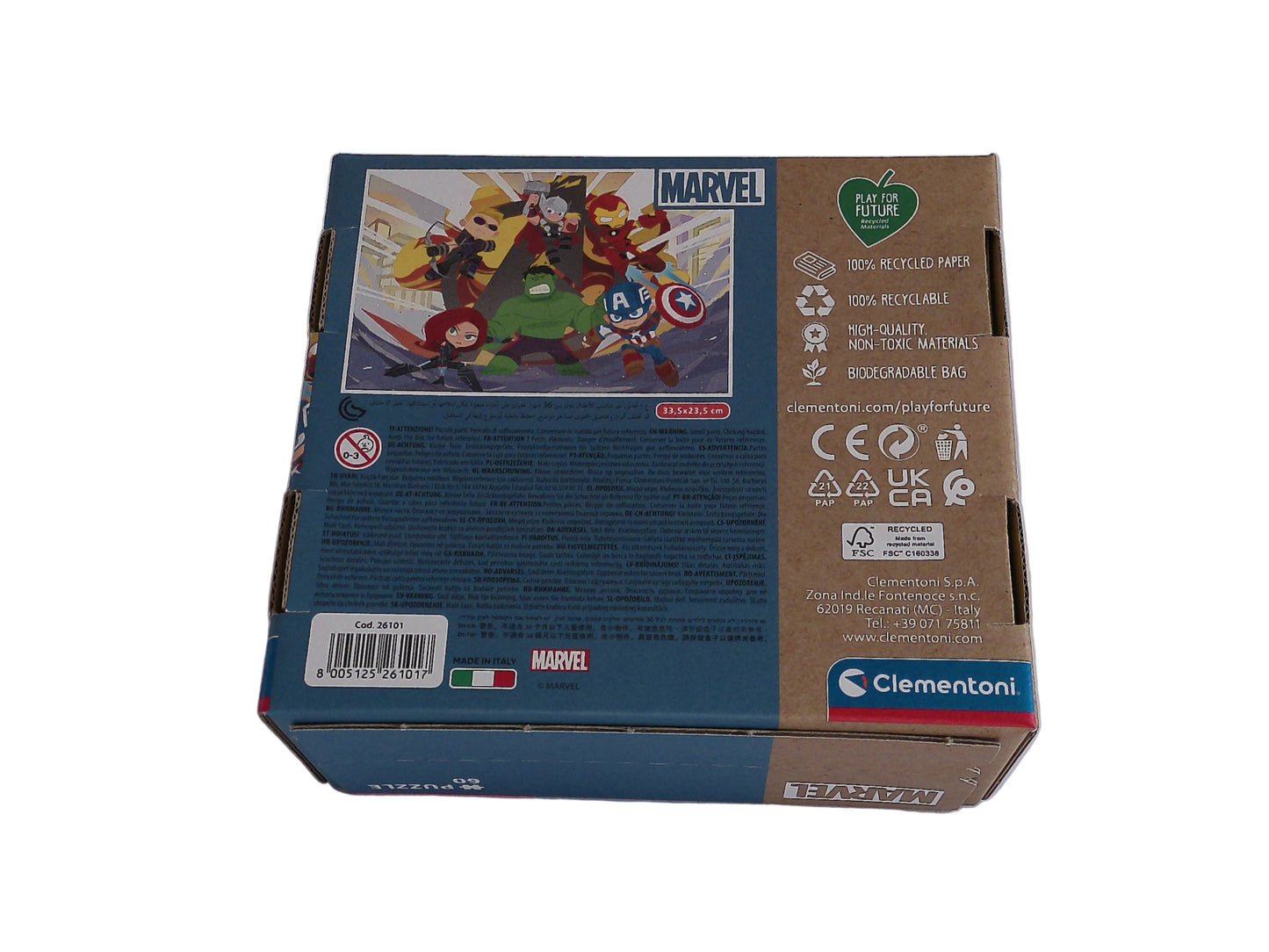 Clementoni Supercolor Puzzle – 60 Teile, 6 Motive zur Wahl (ab 5 Jahren)