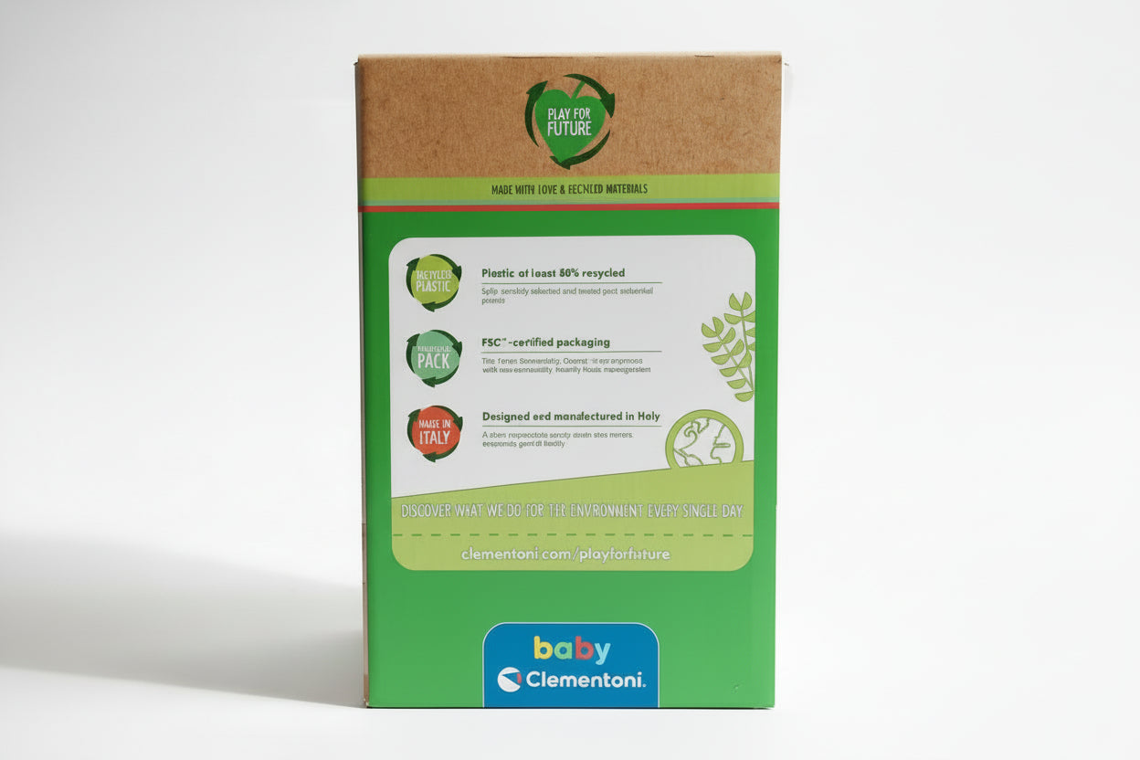 Clementoni Baby Stapelringe – Meine ersten Stapelringe, 7-teilig (ab 6 Monaten)