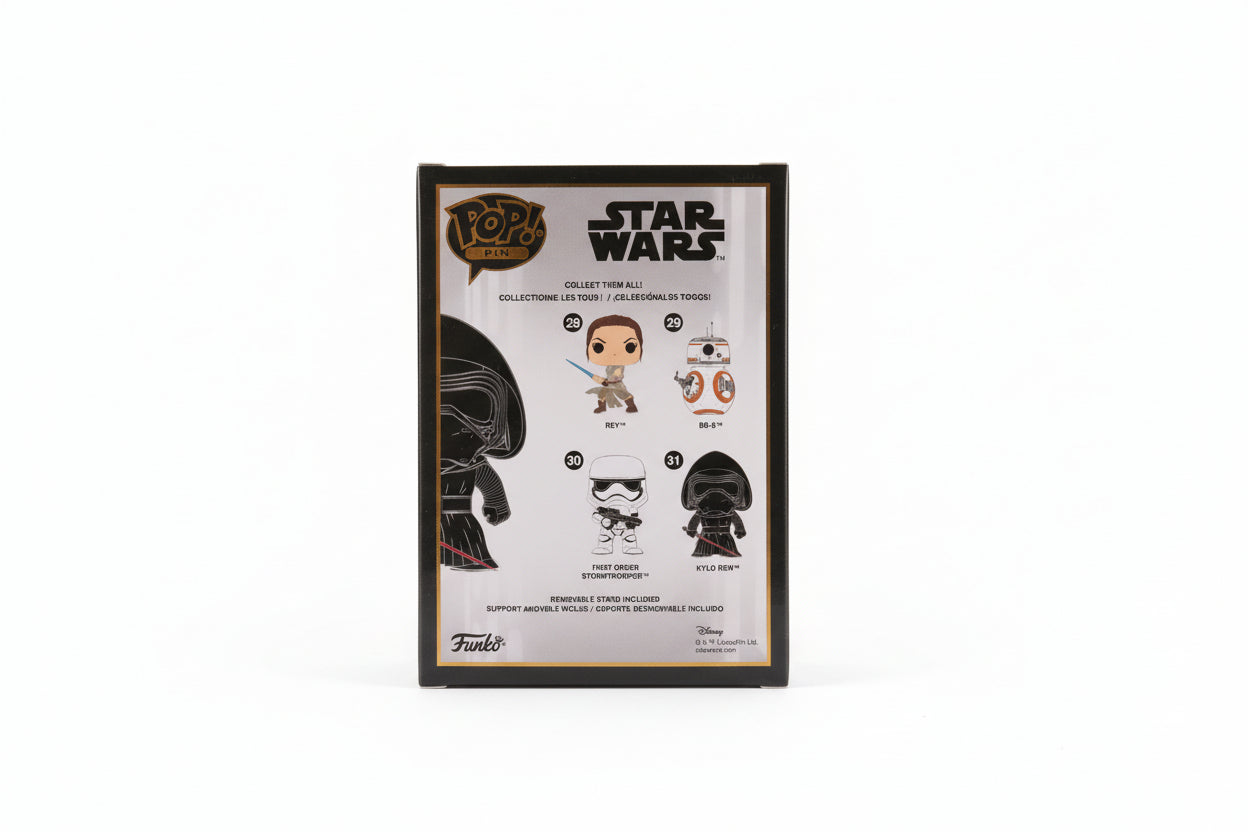 Funko POP! PIN – Star Wars Kylo Ren #31 | Anstecknadel | ab 6 Jahren