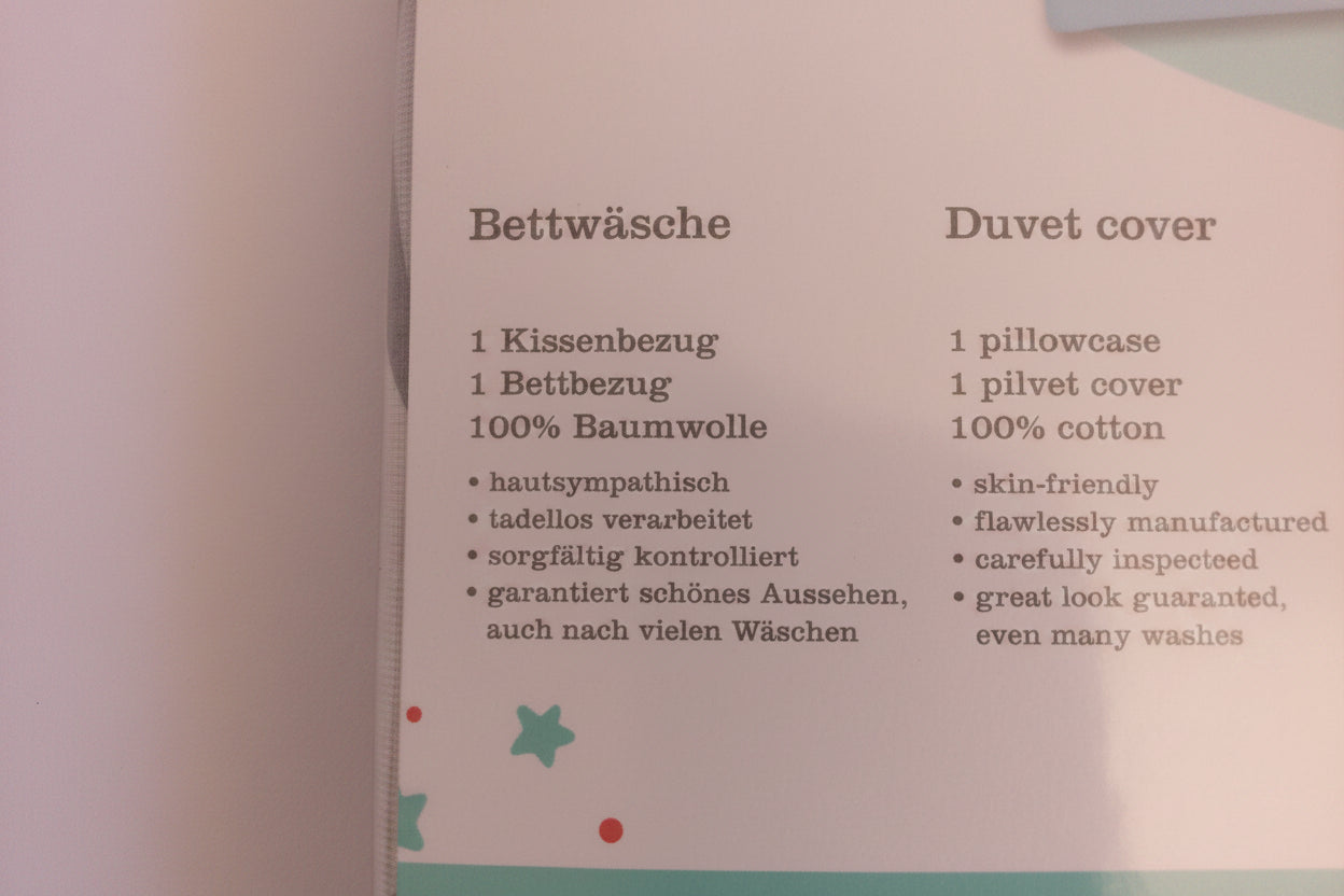 Disney Dumbo Wendebettwäsche Kissenbezug 40cm x 60cm Bettbezug 100cm x 135cm