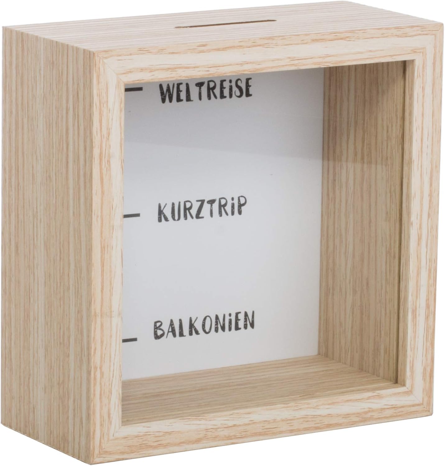 Spardosen 3er Set Cepewa – Traumauto, Weltreise & Millionär, 14,5 × 14,5 × 6,5 cm