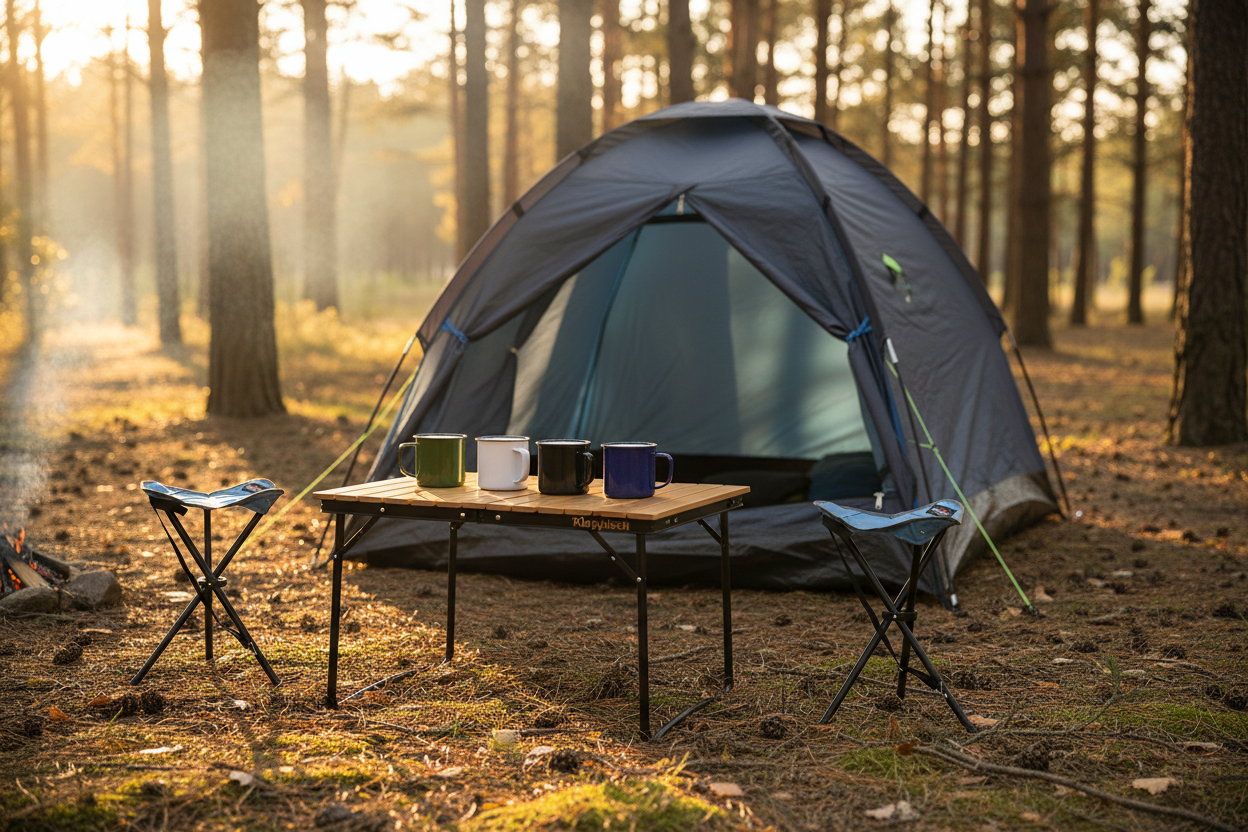 Retro Emaillebecher 4er Set – Bunte Kaffeebecher Emaille | Camping & Zuhause
