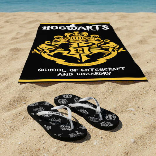 Harry Potter Flip Flops und Badetuch Damen Strand-Set
