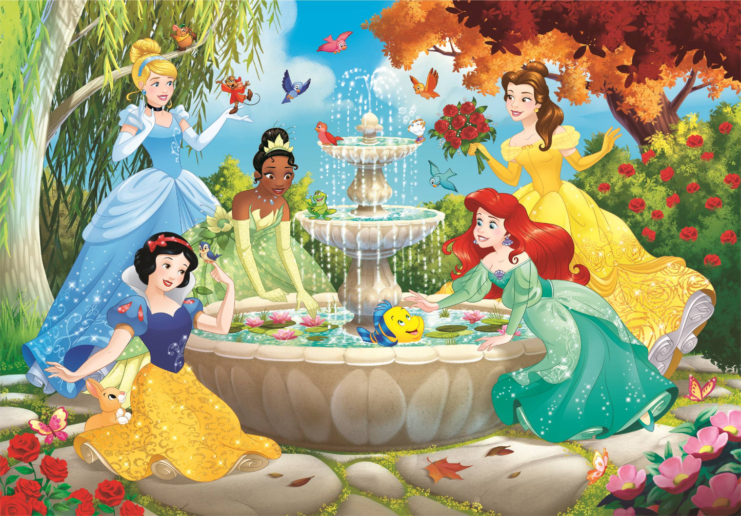 Clementoni Supercolor Puzzle – Disney Princess, 60 Teile (ab 4 Jahren)