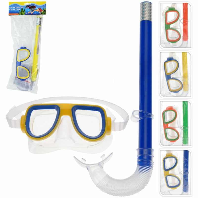 Kinder Schnorchel-Set – Taucherbrille & Schnorchel | 4 Farben | CE
