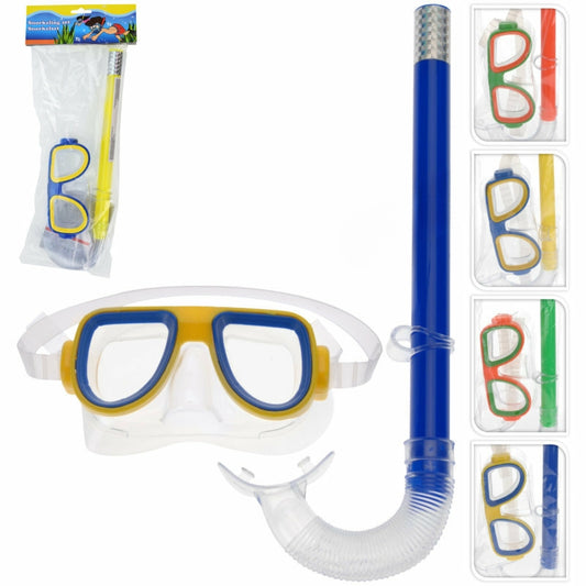 Kinder Schnorchel-Set – Taucherbrille & Schnorchel | 4 Farben | CE