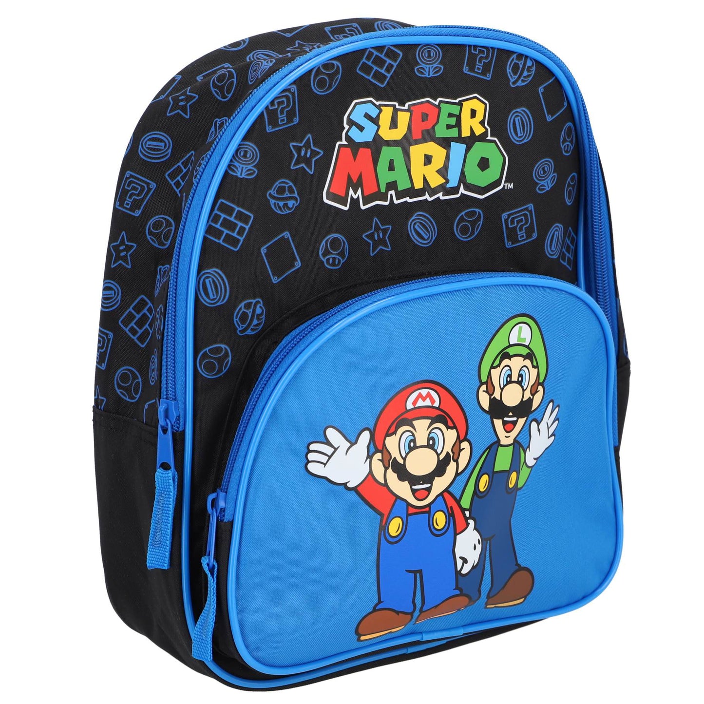 Super Mario Kindergarten-Set – Rucksack + Trinkflasche + Brotdose | Lizenzprodukt